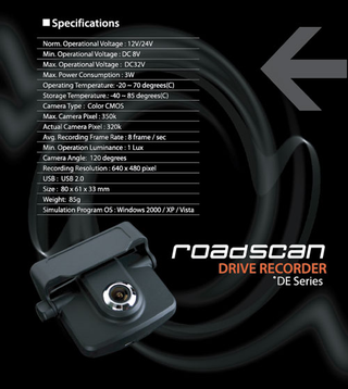 Illustration for article titled Roadscan Drive Recorder: Like a Black Box For Your Car